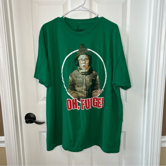 ⭐️ Ralphie Oh Fudge Christmas Story Short Sleeve Tee Shirt Size 2XL - Picture 4 of 10
